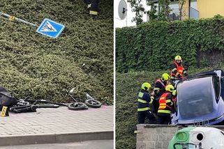 Řidič porsche najel v Praze na chodník, srazil ženu s kočárkem - Novinky